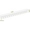 Ekena Millwork Elizabeth Architectural Grade PVC Dentil Trim w/Backplate, 7"H x 1"P x 93 3/8"L DENP07ELZ01 - alternate 2
